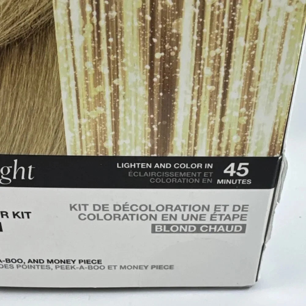IGK Color Bright Champagne Please Bleach & Color Kit Warm Blonde NIB One Step
